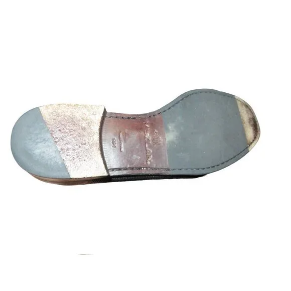 Mezlan Brown & Black Color block Italian Leather Loafers size 9 M